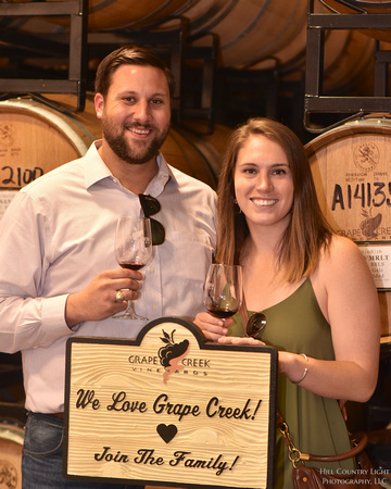 Cole and Lauren Grape Creek Engagement